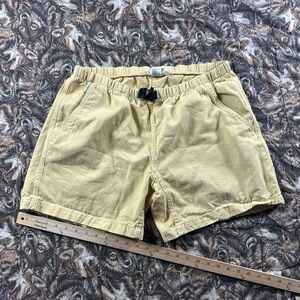 Vintage Gramicci Women's Athletic Shorts in Yellow